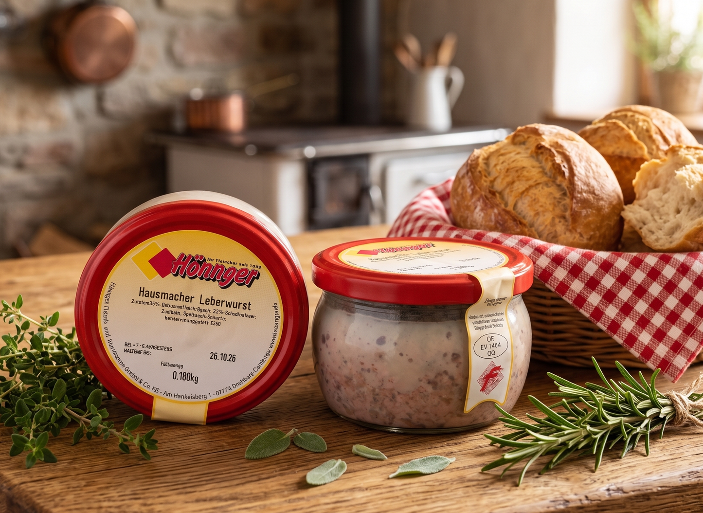 Hausmacher Leberwurst im Glas